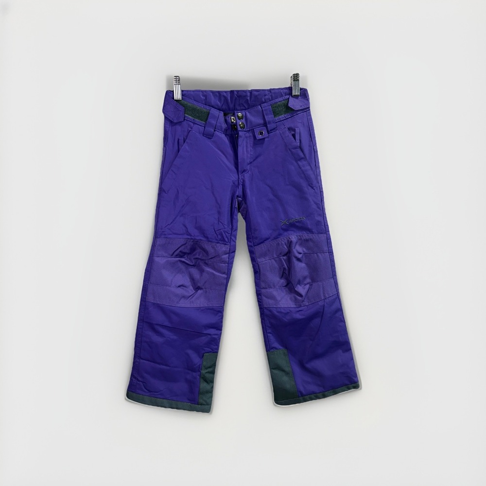 Arctix Kids Purple Snow Pants XS 5K Insulated Ski Winter Waterproof Youth
